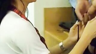 Deutschland Lovet - Older Man Fucks barely legal Blonde in Public