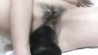 Asian Cutie Rides A Monster-Sized Vibrator To Orgasmic Bliss