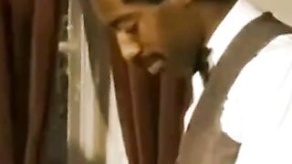 Vintage German Blonde Fucks Black Guy In Interracial Porn