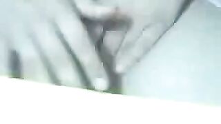 Big Boobs Babe Shows Off Hairless Pussy in Close-Up HD