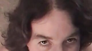 MILF Sucks barely legal Stud's Dick in POV - Older Woman Swallows His Load