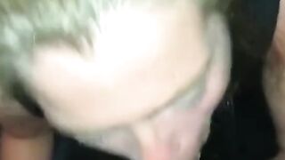 Interracial Cougar Sucks barely legal Black Stud - POV