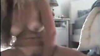 Sexy MILF Uses Glass Dildo to Stretch Her Pussy