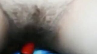 Hairiest Redhead Babe Shows Off Her Bush in Close-Up