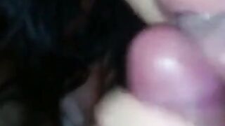 MILF Sensual Oral Pleasure - Exotic Brunette Babe Fellatio Skillfully