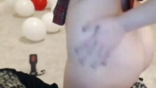 Big Boobed Vixen Loves to Play With Her Toys - MILF Plays with Huge Dongle