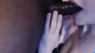 Interracial Couple's Passionate Lovemaking Session - HOT BLONDE AMATEUR