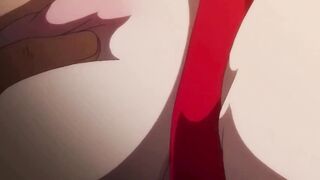 First Time Fucking For Teen Anime Girl - Virgin Pussy Filled With Hot Semen