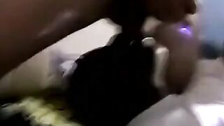 Mature Black Guy Sucks Off Chubby White Dude's Big Dick