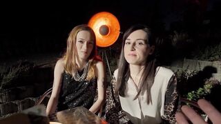 Lesbians Share Their Girlfriends For A Threesome And Double Penetration