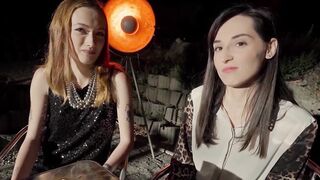Lesbians Share Their Girlfriends For A Threesome And Double Penetration