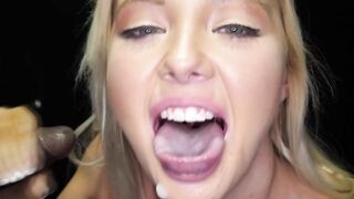 Paisely's Deepthroat Blowjob Marathon - Swallowing Ten Loads!