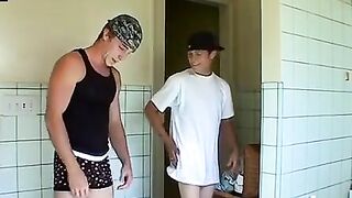 Twinks in Boxers - Intimate Couple's Morning Routine