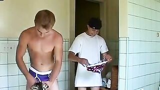 Twinks in Boxers - Intimate Couple's Morning Routine