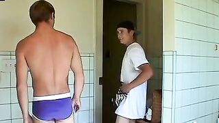 Twinks in Boxers - Intimate Couple's Morning Routine