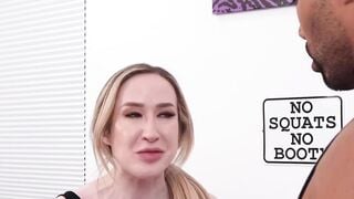 Threesome FFM - Two Huge Dongs Pounding My Wet Little Slutty Mouth & Ass