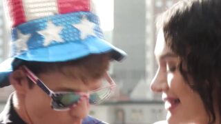 TS Andys Crossdresser Fucks Hot Blonde Babe - Scene 1