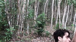 Straight Jocks Go Gay In The Forest - Hunks Fucking Raw
