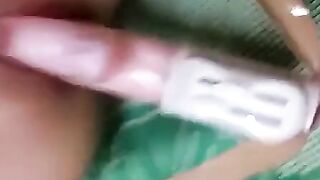 Japanese Teen Explores Sensual Pleasure With A Vibrator