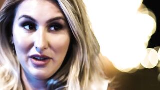 Brunette Babe Paige O'Wens Loves Double Penetration - POV Blowjob & Anal Threesome