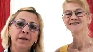 Lesbian Threesome - Danish Girls Scissoring in Lingerie
