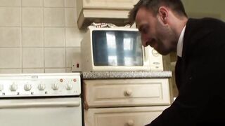 UK Sub Sluts #124 - Hardcore Anal Threesome with Huge Facial