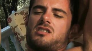 Threesome Frenzy - Older Men Share Hot barely legal Twinks