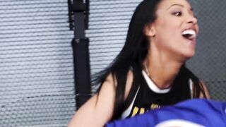 KINKY SPORTS GIRL JAYNE DOH FUCKED BY LAWSON IN BASKETBALL COURT