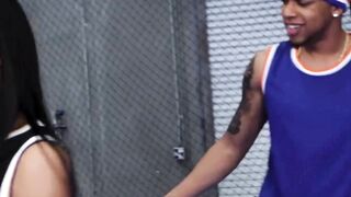 KINKY SPORTS GIRL JAYNE DOH FUCKED BY LAWSON IN BASKETBALL COURT