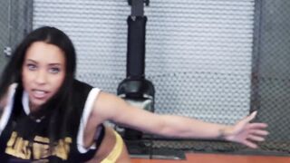 KINKY SPORTS GIRL JAYNE DOH FUCKED BY LAWSON IN BASKETBALL COURT