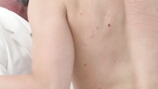 Raw & Fast Bareback Action With A barely legal Twink And His Older Step-Dad