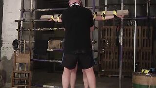 Boy Dungeons Domination: Older Man Handjob And Anal Fisting With Slave Teenage Submissive