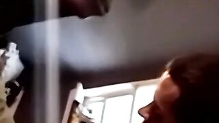 Chubby Black Amateur Swallow Breeds Big Dick in Creampie