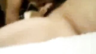 Japanese Milf Masturbates Before Sucking And Riding A Huge Dick