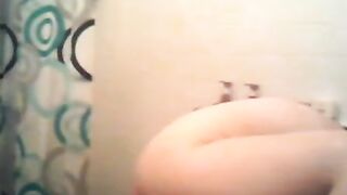 Chubby MILF Rides Big Dick In The Steamy Bathroom