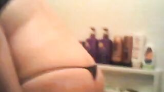 Chubby MILF Rides Big Dick In The Steamy Bathroom