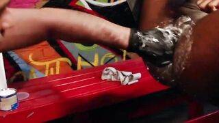Race Cooper Fistfucked Hardcore - Sloppy Blowjob & Anal Threesome