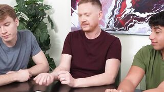 Brotherly Bondage - Deep Anal Threesome with Hunks Gabriel Brooks & Alex Mecum