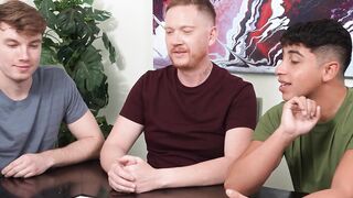 Brotherly Bondage - Deep Anal Threesome with Hunks Gabriel Brooks & Alex Mecum