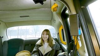 Russian Slut Kate Quinn Rides A Taxi Driver For Fare And Gets More Than She Bargained For