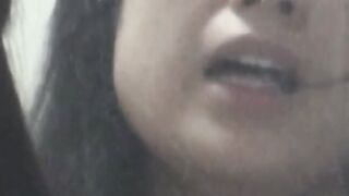 Asian Babe Fingers Her Wet Pussy in Close-Up POV