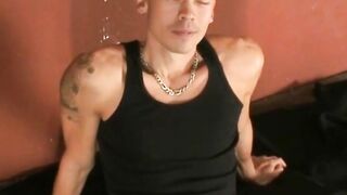 Tatted-Up Alt Guy Wanking His Massive Dick" or "Intense Masturbation Session by Alternative Man