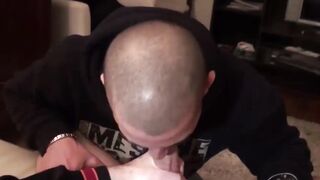 Dominant Top Struggles To Control Bottom's Mouth And Throat In Hardcore Sex