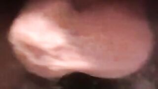Black Amateur Teen's Gaping Hole Stretched by Older Man - POV