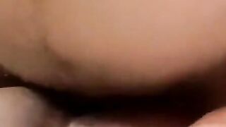 Black Amateur Teen's Gaping Hole Stretched by Older Man - POV
