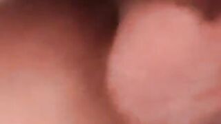 Black Amateur Teen's Gaping Hole Stretched by Older Man - POV