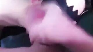 Deep-Throating German Teen Babe in Rough Blowjob Session