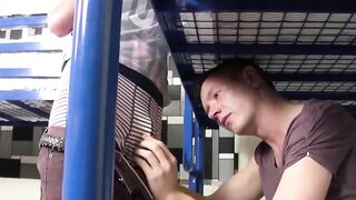 Twink Threesome Fucked Raw by Older Man with Massive Loads of cum on their faces!