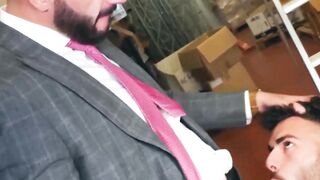 WarehousedSex" or "Ass-Plow in The Office" or "Office Ass Plunderer", tagged with office, warehouse, blowjob, anal, cumshot, facial, bigtits, br