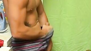 Hot barely legal Guy's Boxer Shorts Jerk-Off Session